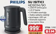 PHİLİPS SU ISITICI HD9314/90 PHİLİPS SU ISITICI HD9314/90